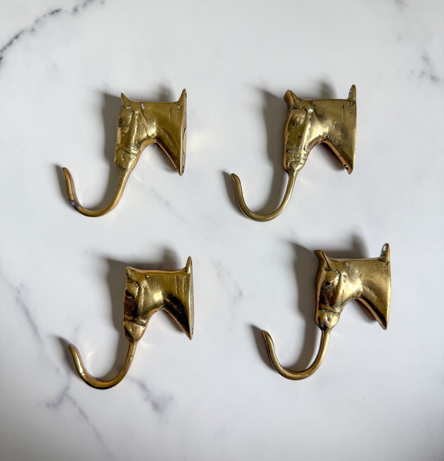 Brass Horse Wall Hook