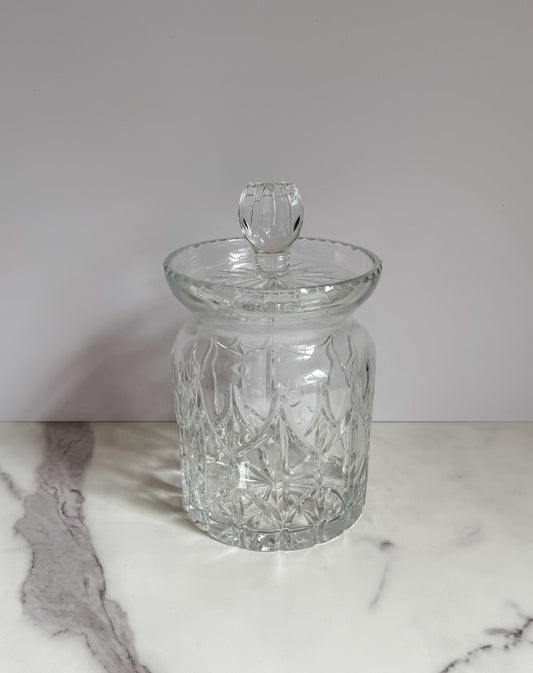 Medium Crystal Biscuit Jar