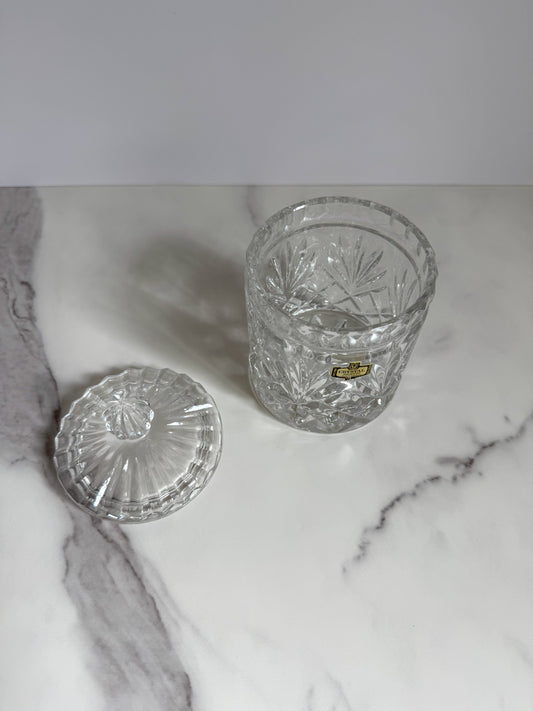 Small Crystal Biscuit Jar