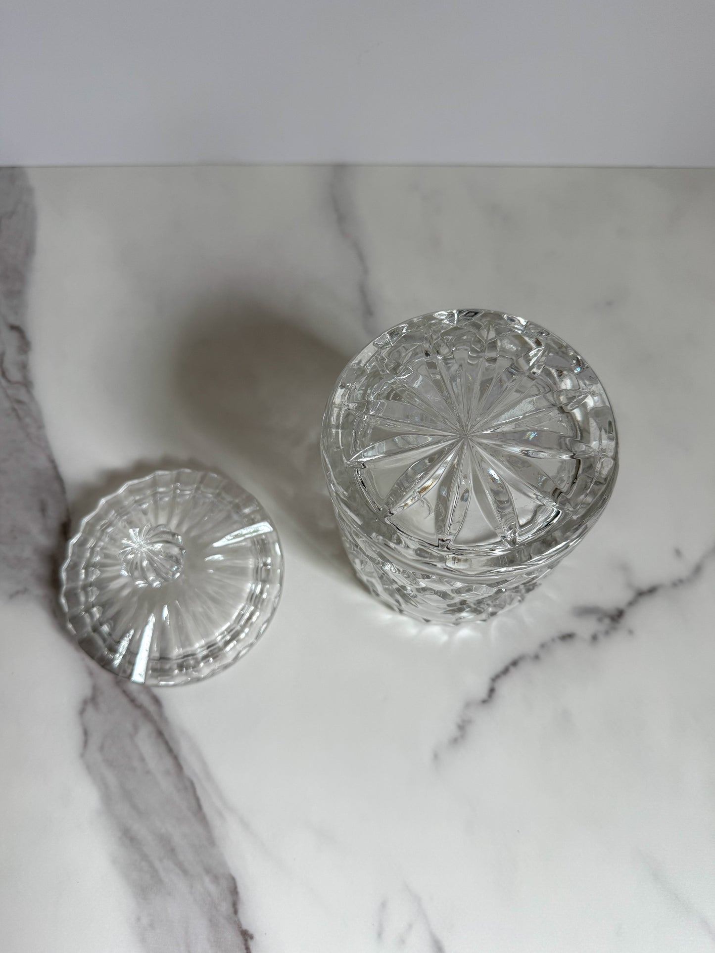 Small Crystal Biscuit Jar
