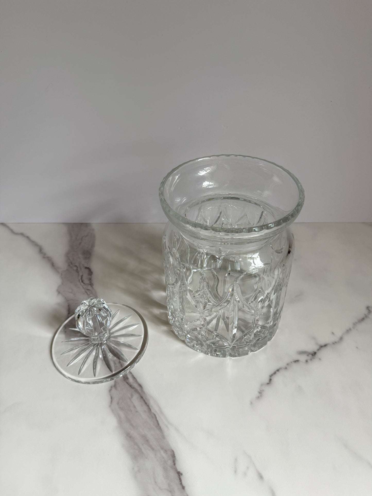 Medium Crystal Biscuit Jar