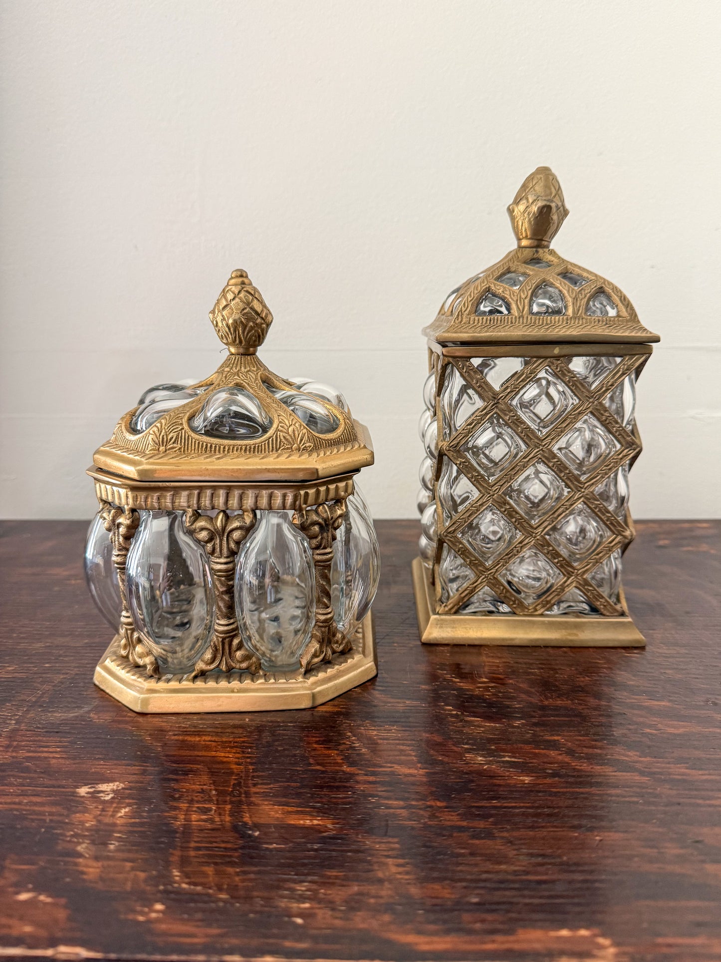 Bubble Glass Canisters