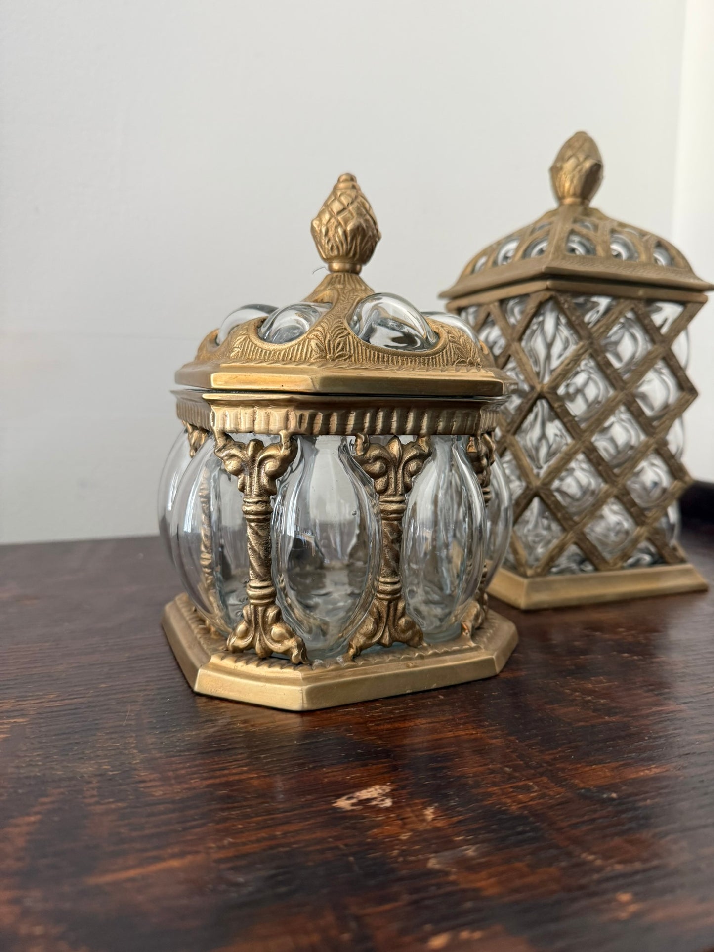 Bubble Glass Canisters