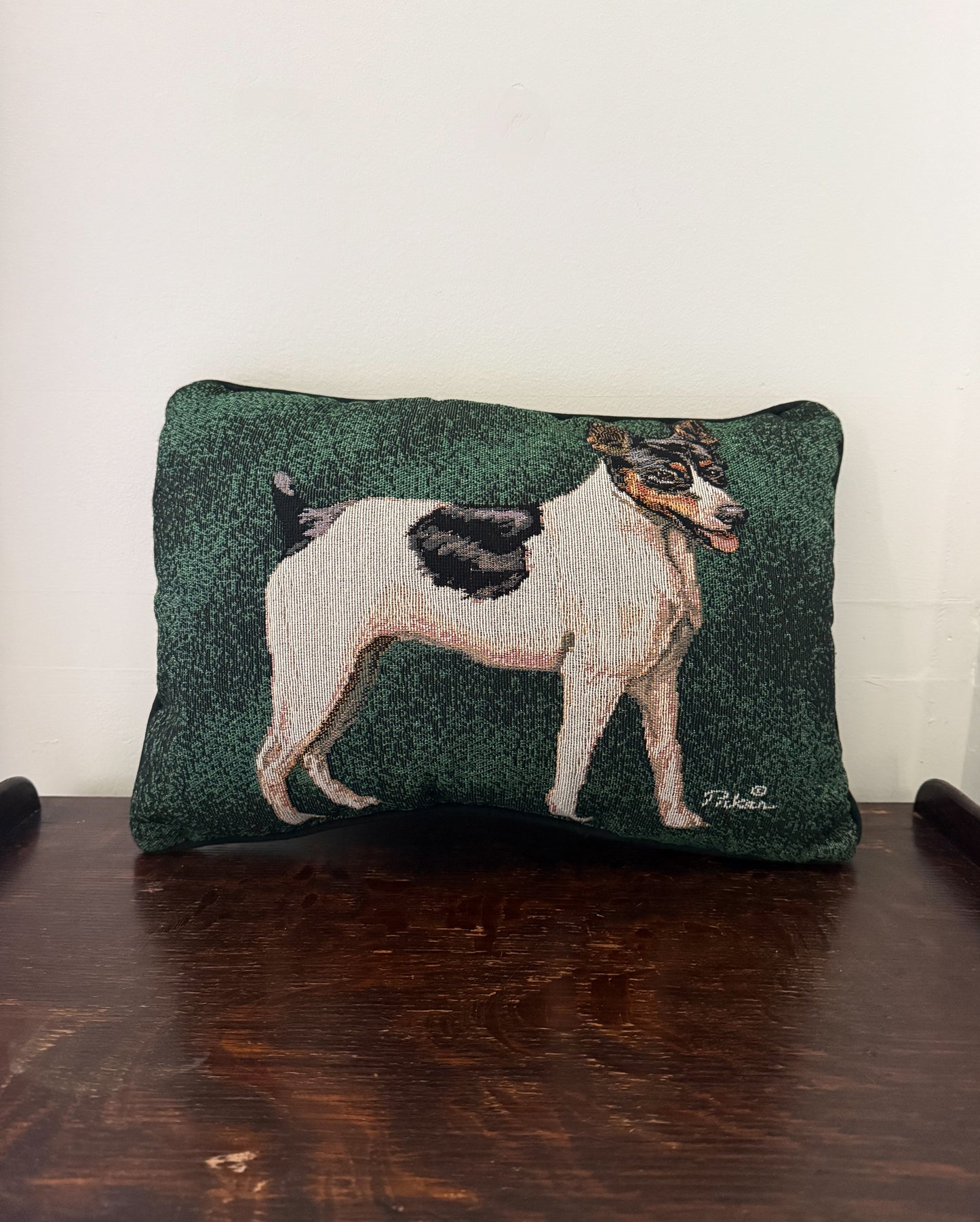Picken Terrier Throw Pillow