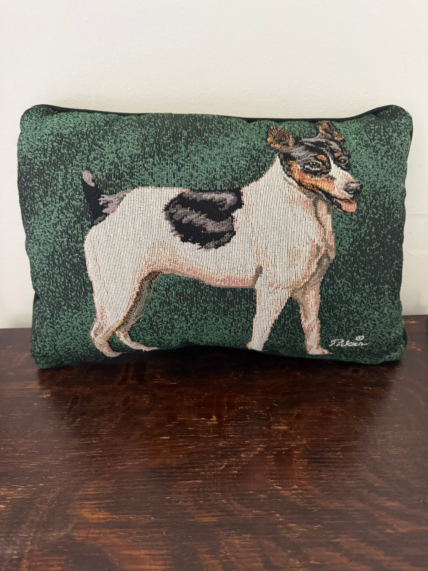 Picken Terrier Throw Pillow