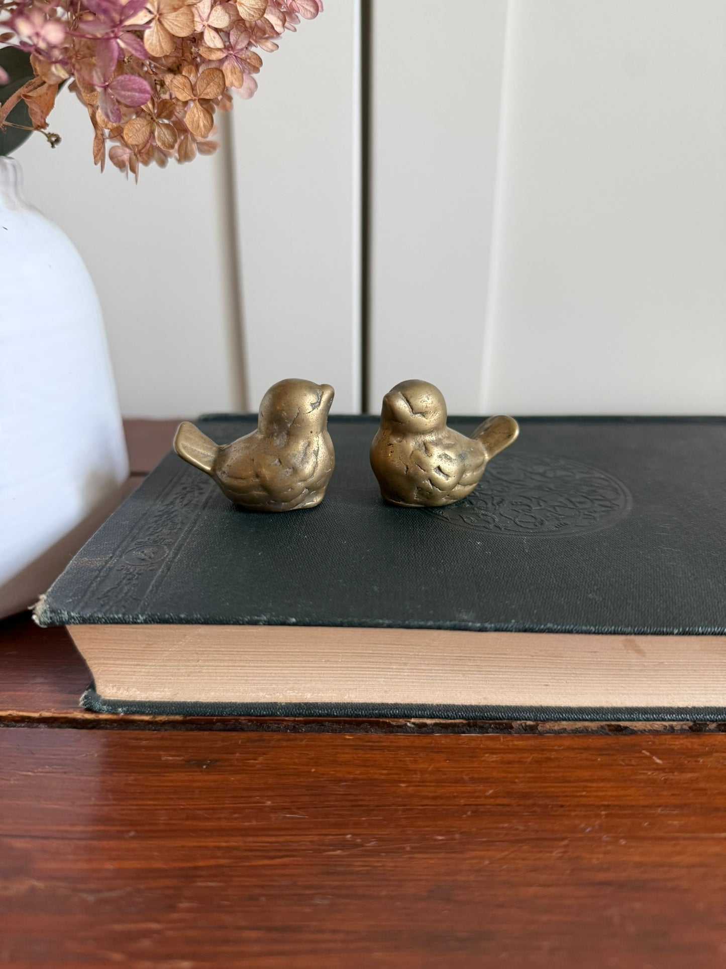 Pair of Brass Birds