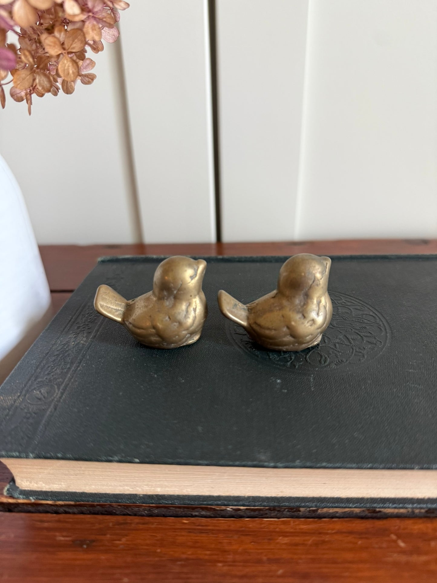Pair of Brass Birds