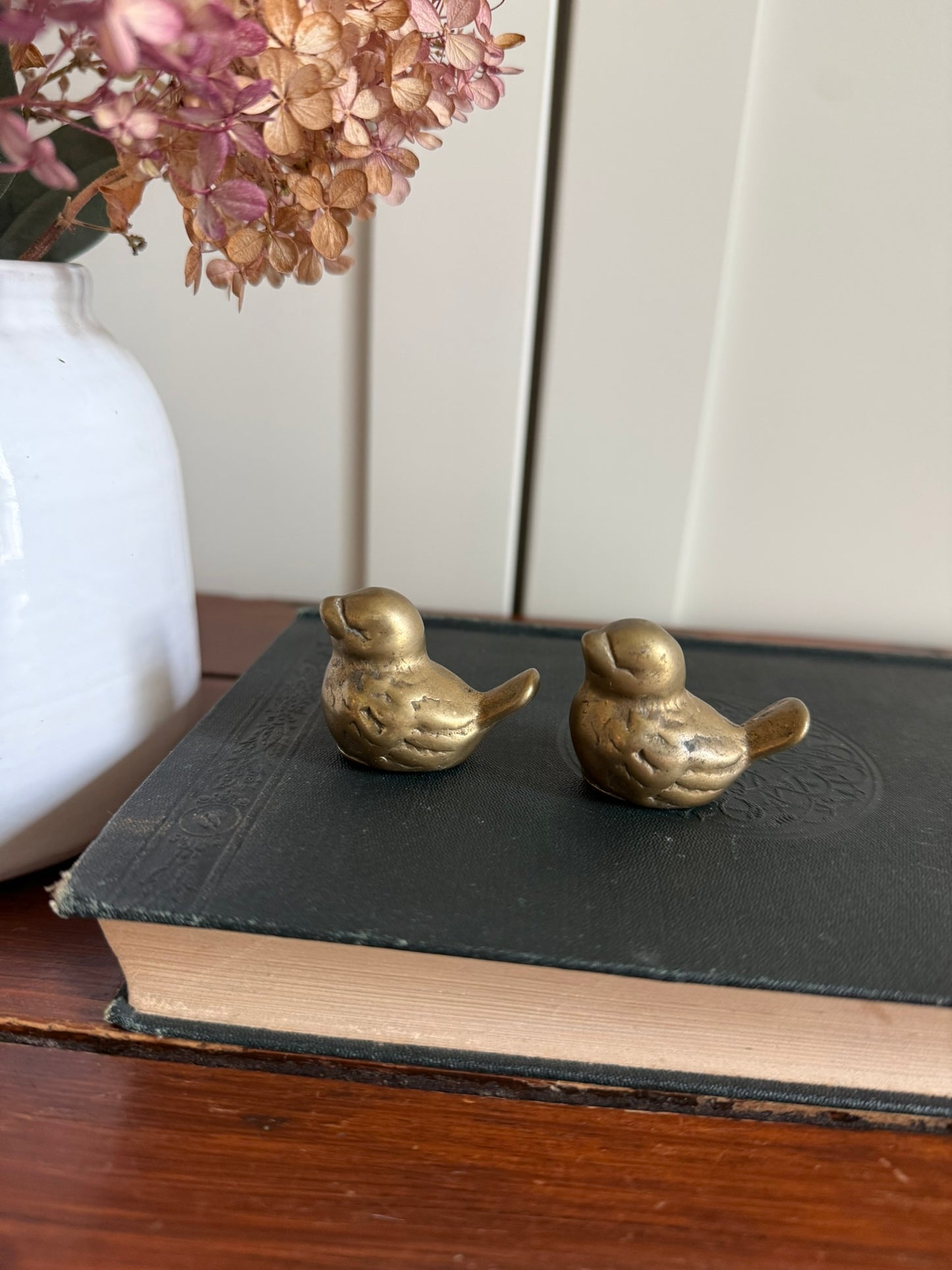 Pair of Brass Birds
