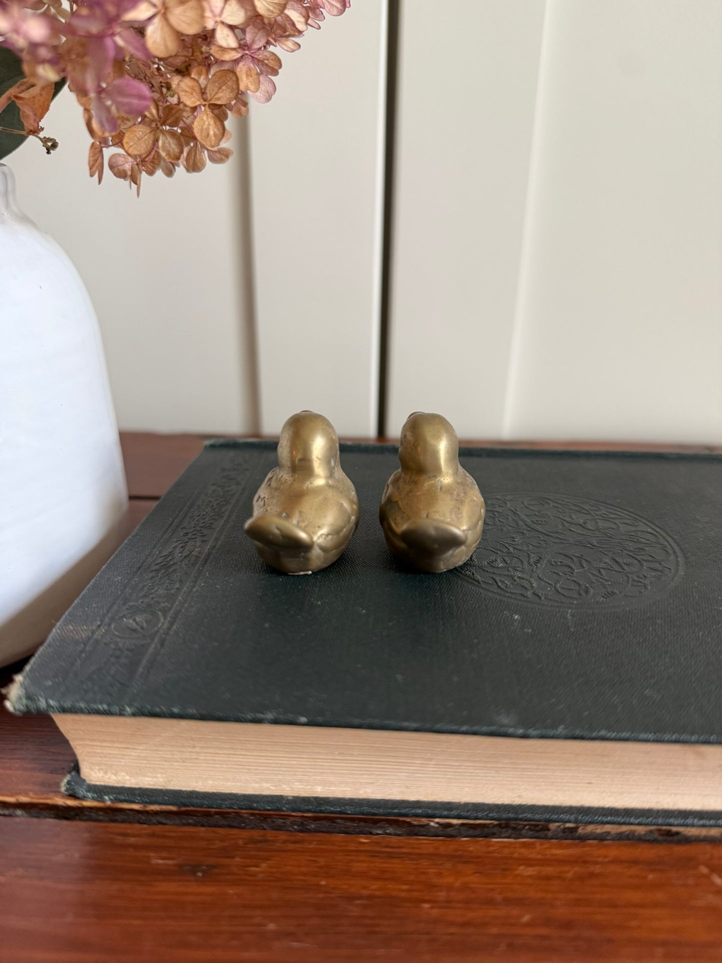 Pair of Brass Birds