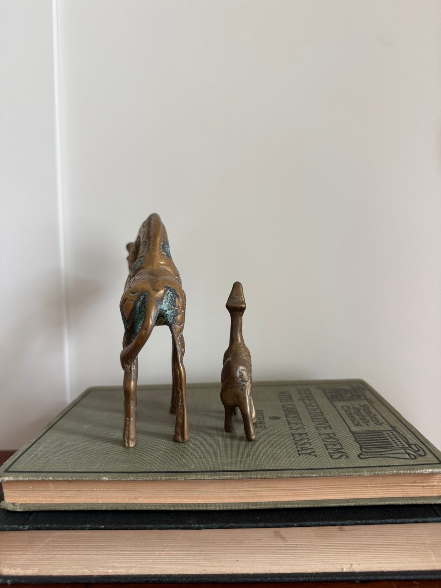 Pair of Brass Giraffes