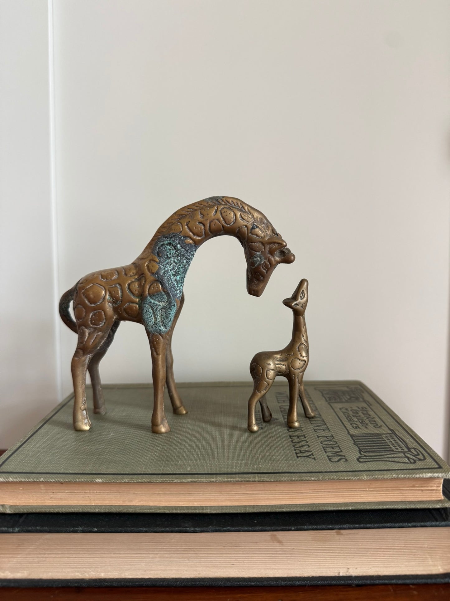 Pair of Brass Giraffes