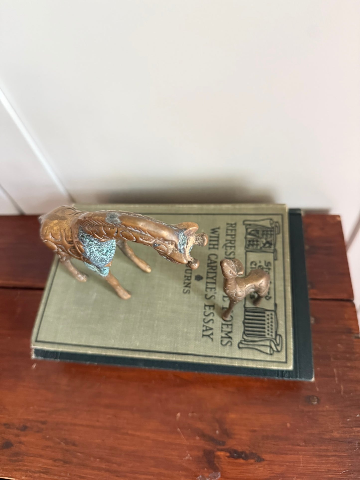 Pair of Brass Giraffes