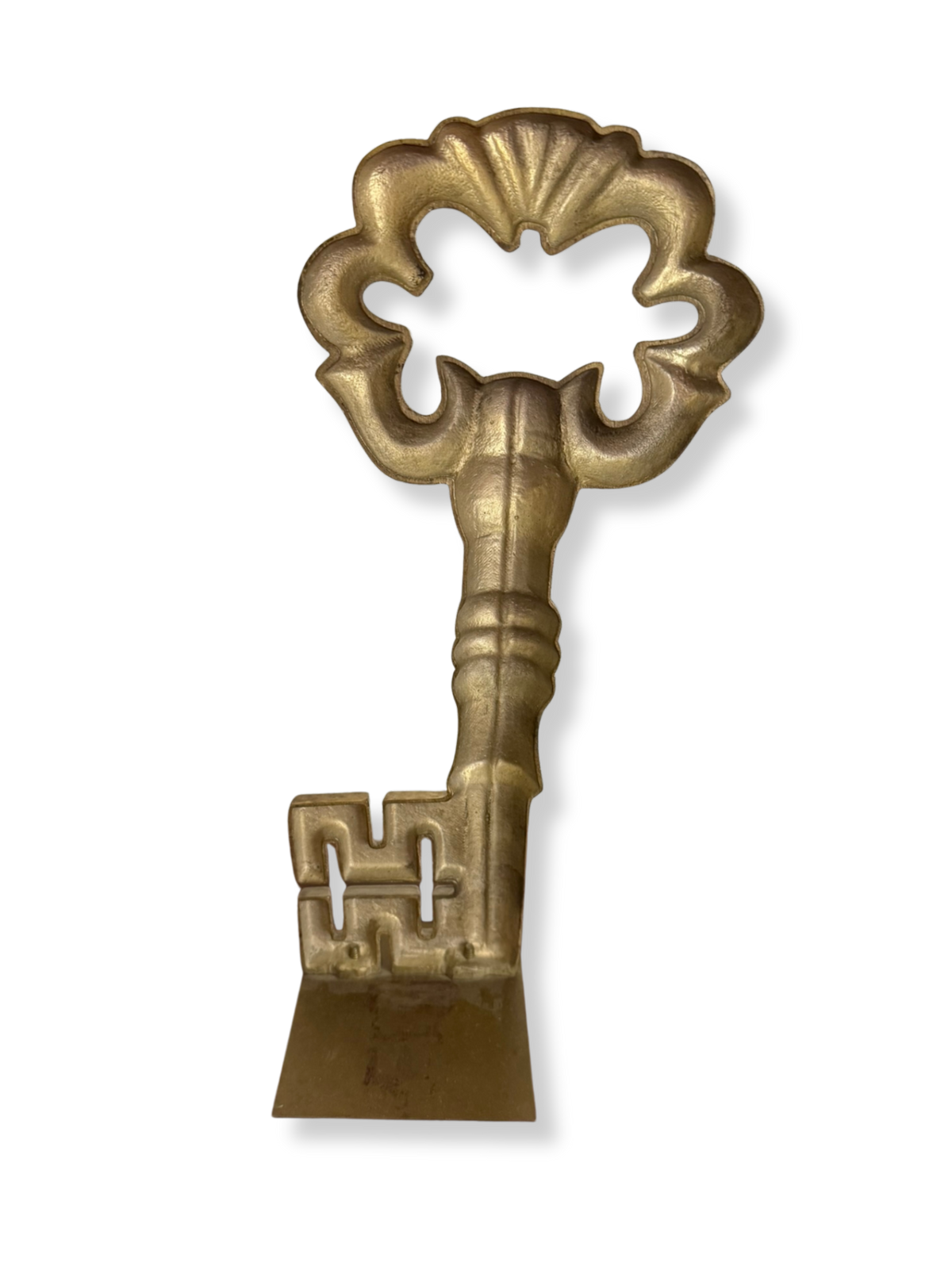 Vintage Brass Key Bookend