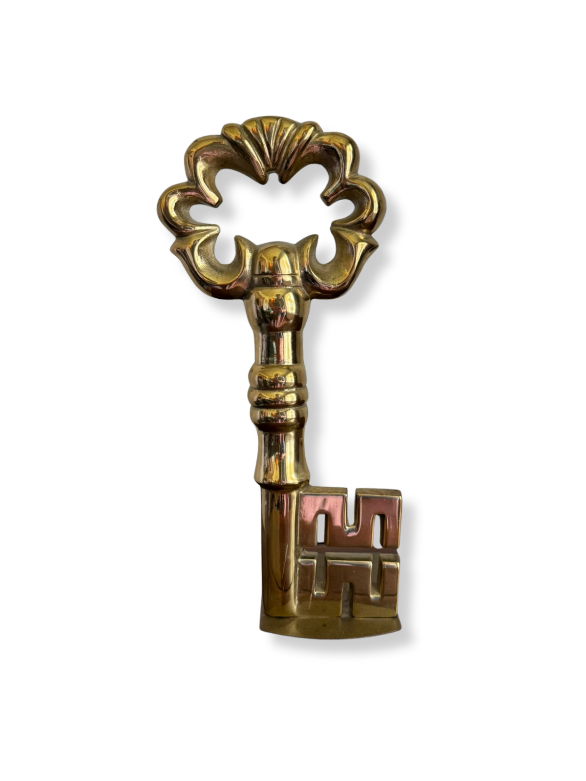 Vintage Brass Key Bookend