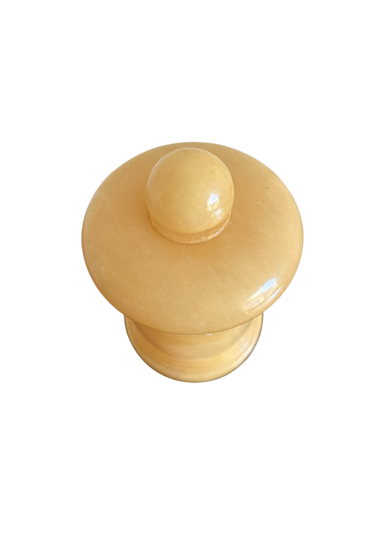 Tall Alabaster Canister