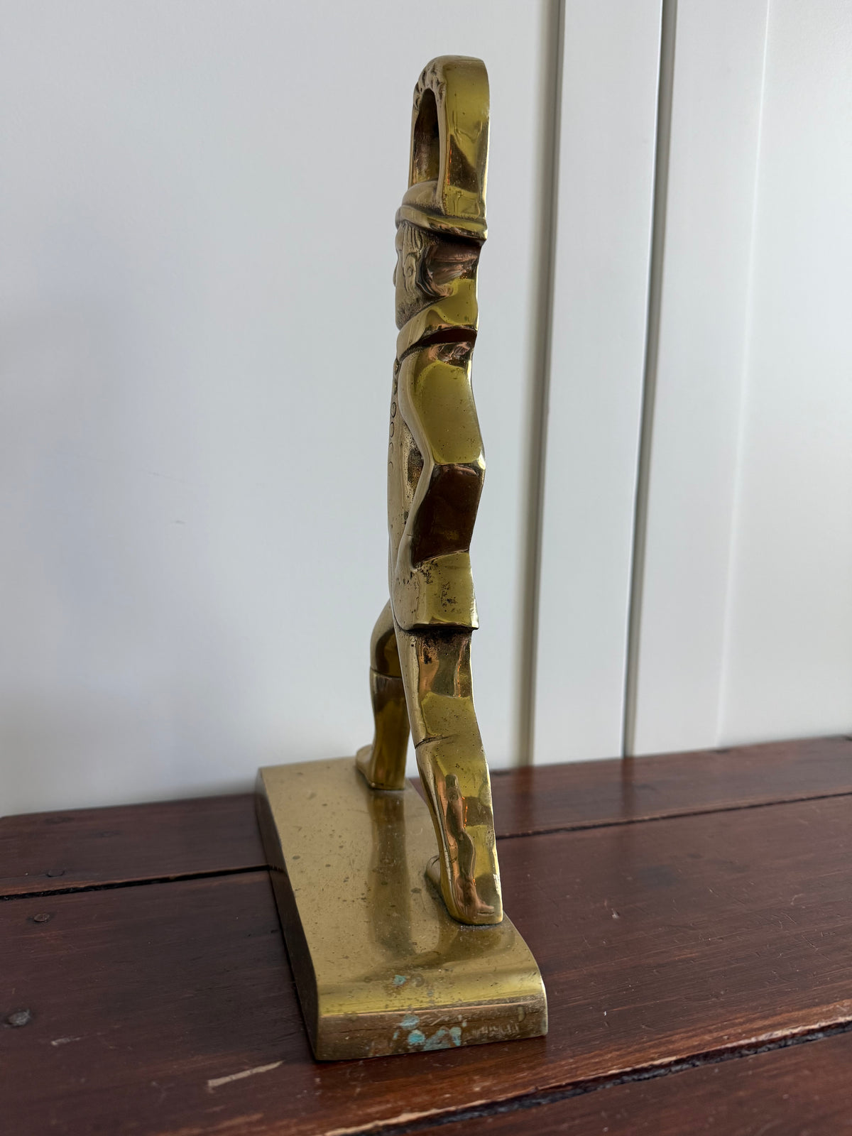 Virginia Metalcrafters Brass Colonial Man Doorstop
