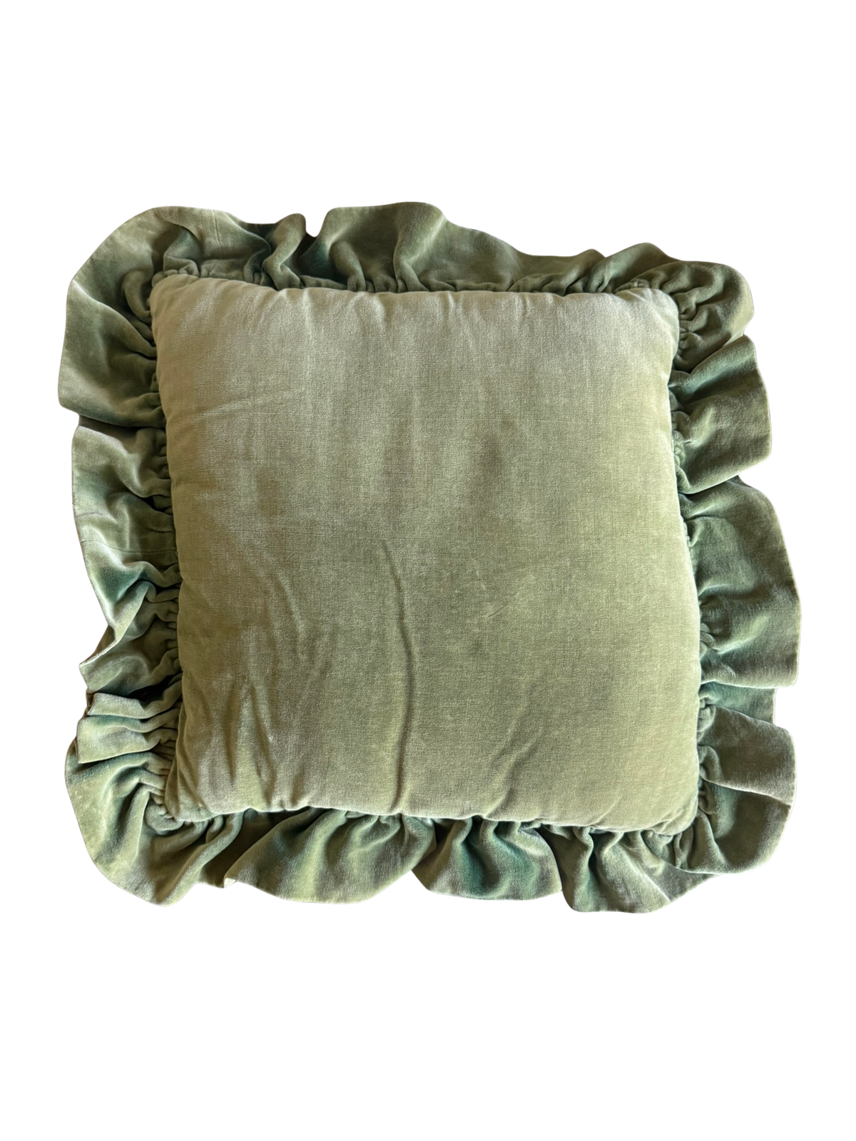 Green Velvet Pillow