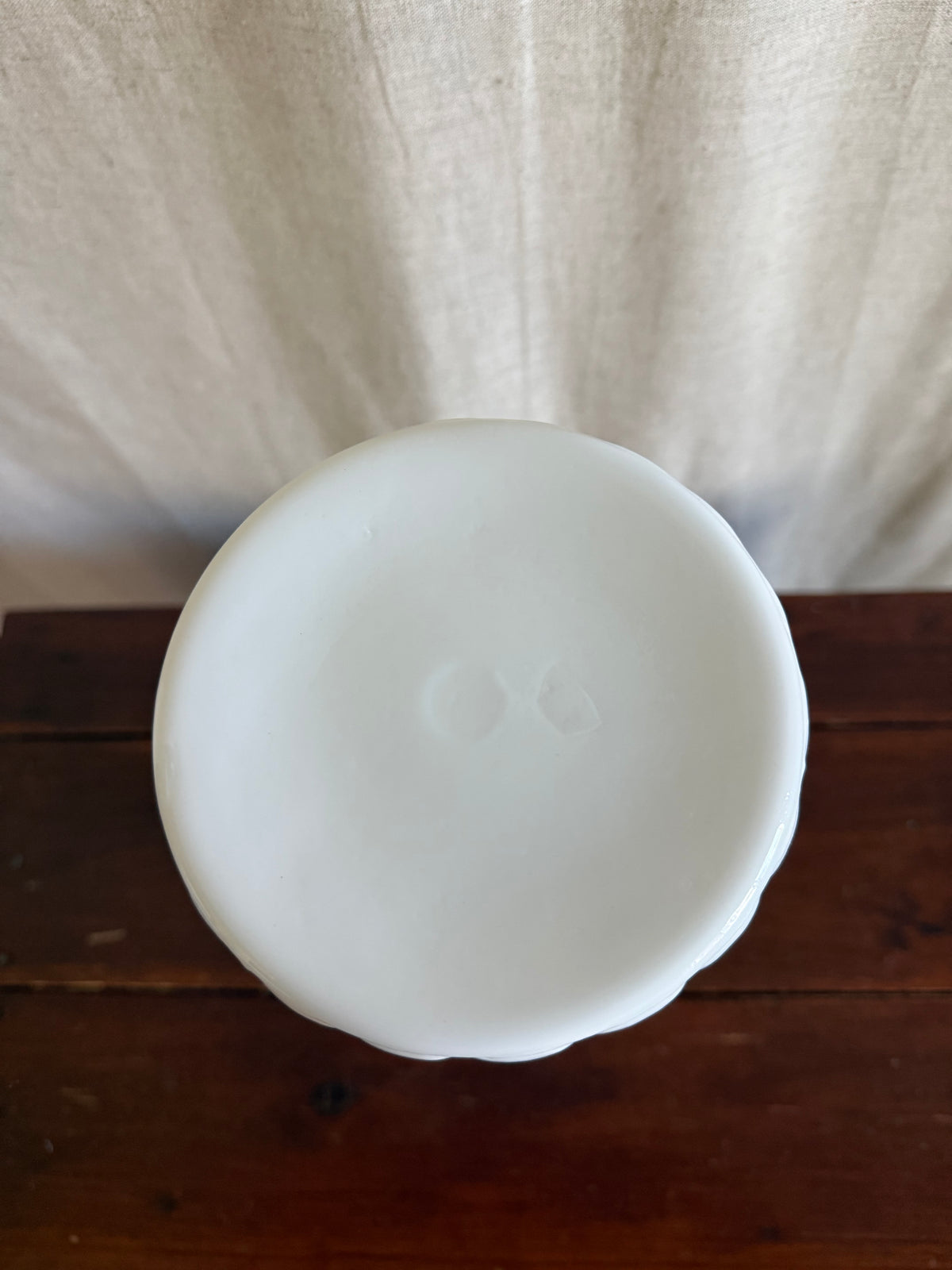 Tall UV Reactive Opaline Vase