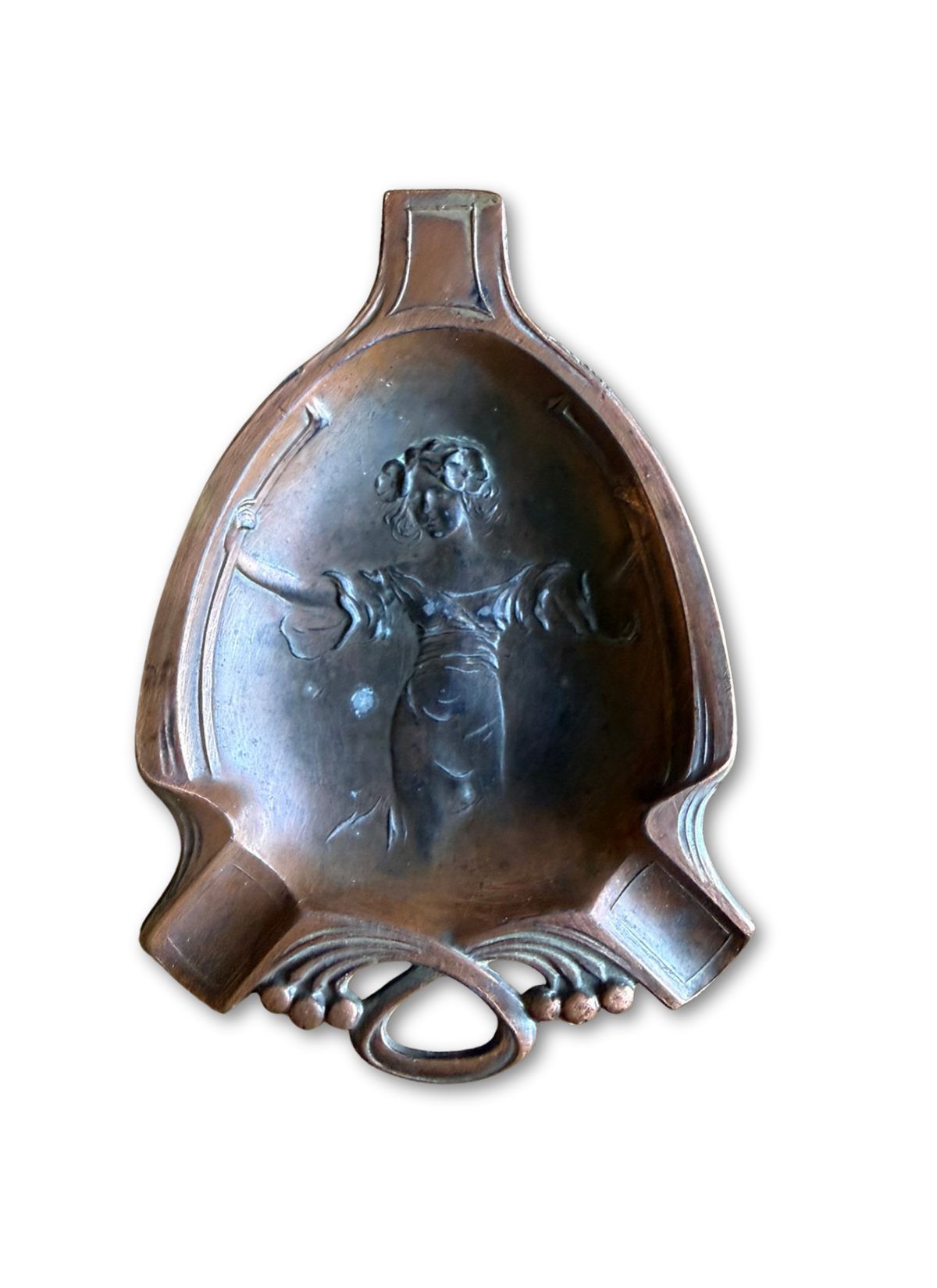 Art Nouveau Ashtray Depicting Woman