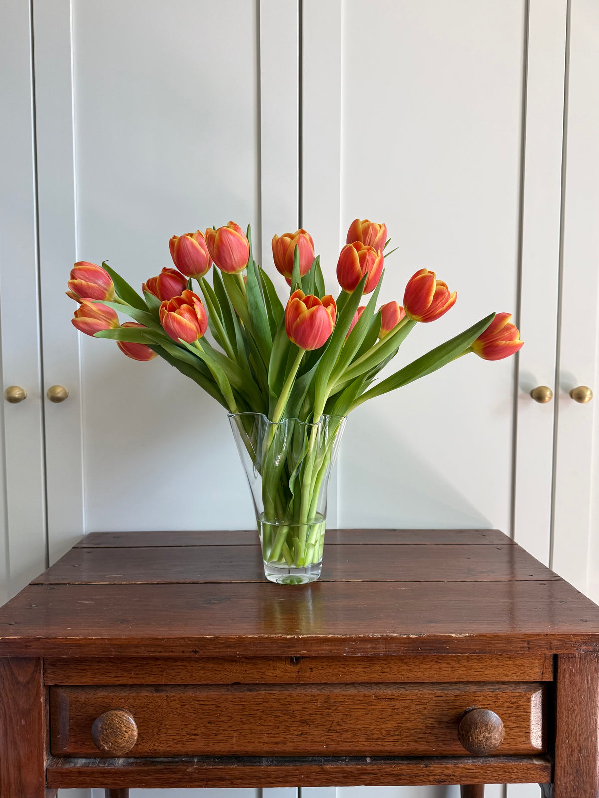 Glass Handkerchief Vase