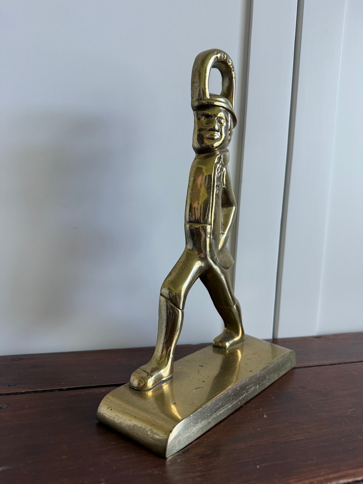 Virginia Metalcrafters Brass Colonial Man Doorstop
