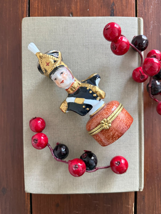 Limoge Calvary Soldier Trinket Box