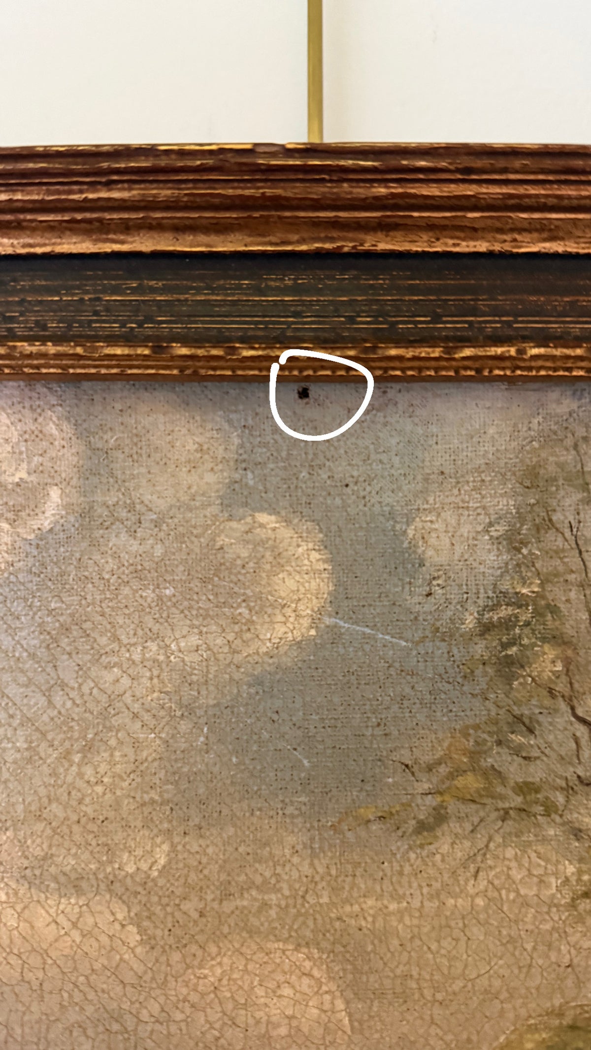 Framed Antique Landscape Painting