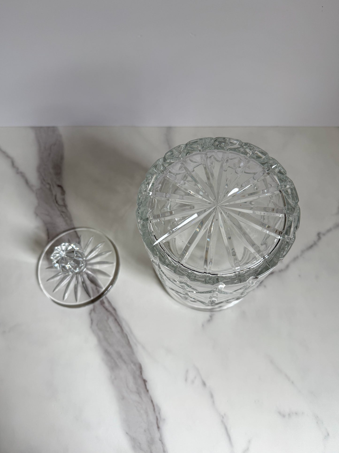 Medium Crystal Biscuit Jar