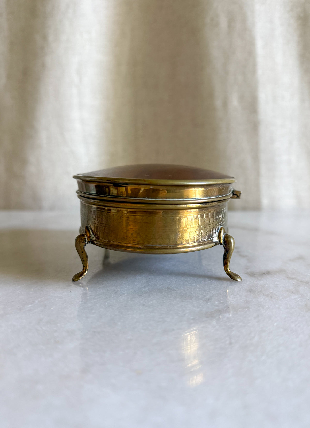 Faux Tortoiseshell Jewelry Casket