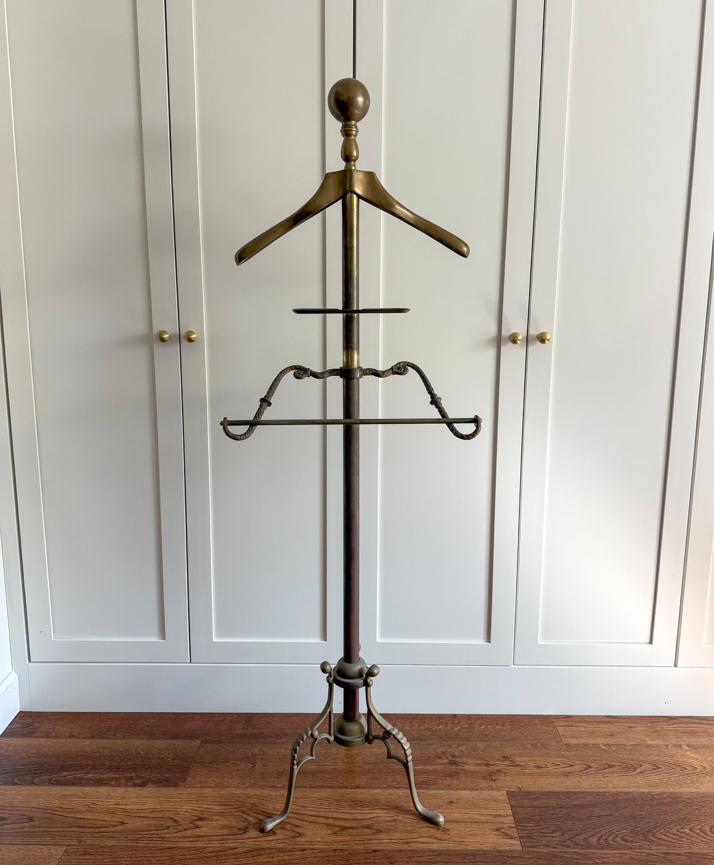 Brass Gentleman's Valet Stand
