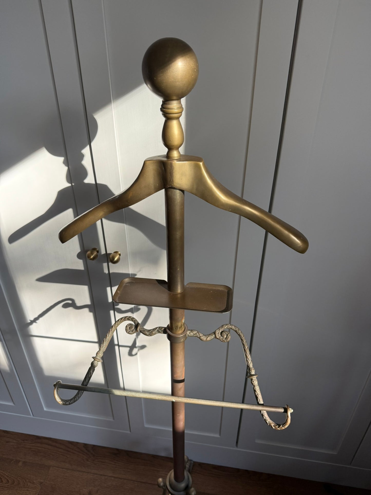 Brass Gentleman's Valet Stand