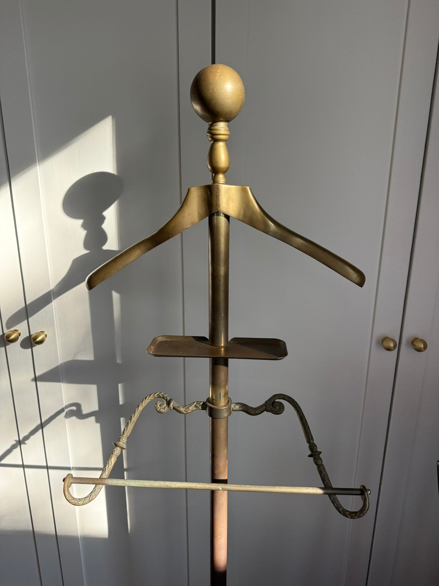 Brass Gentleman's Valet Stand