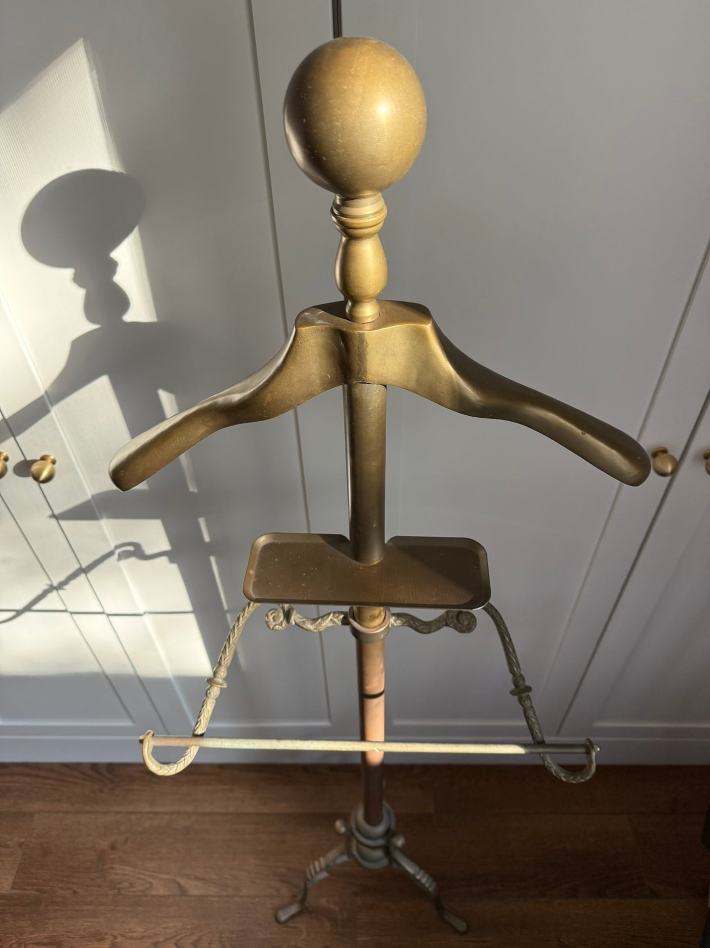 Brass Gentleman's Valet Stand