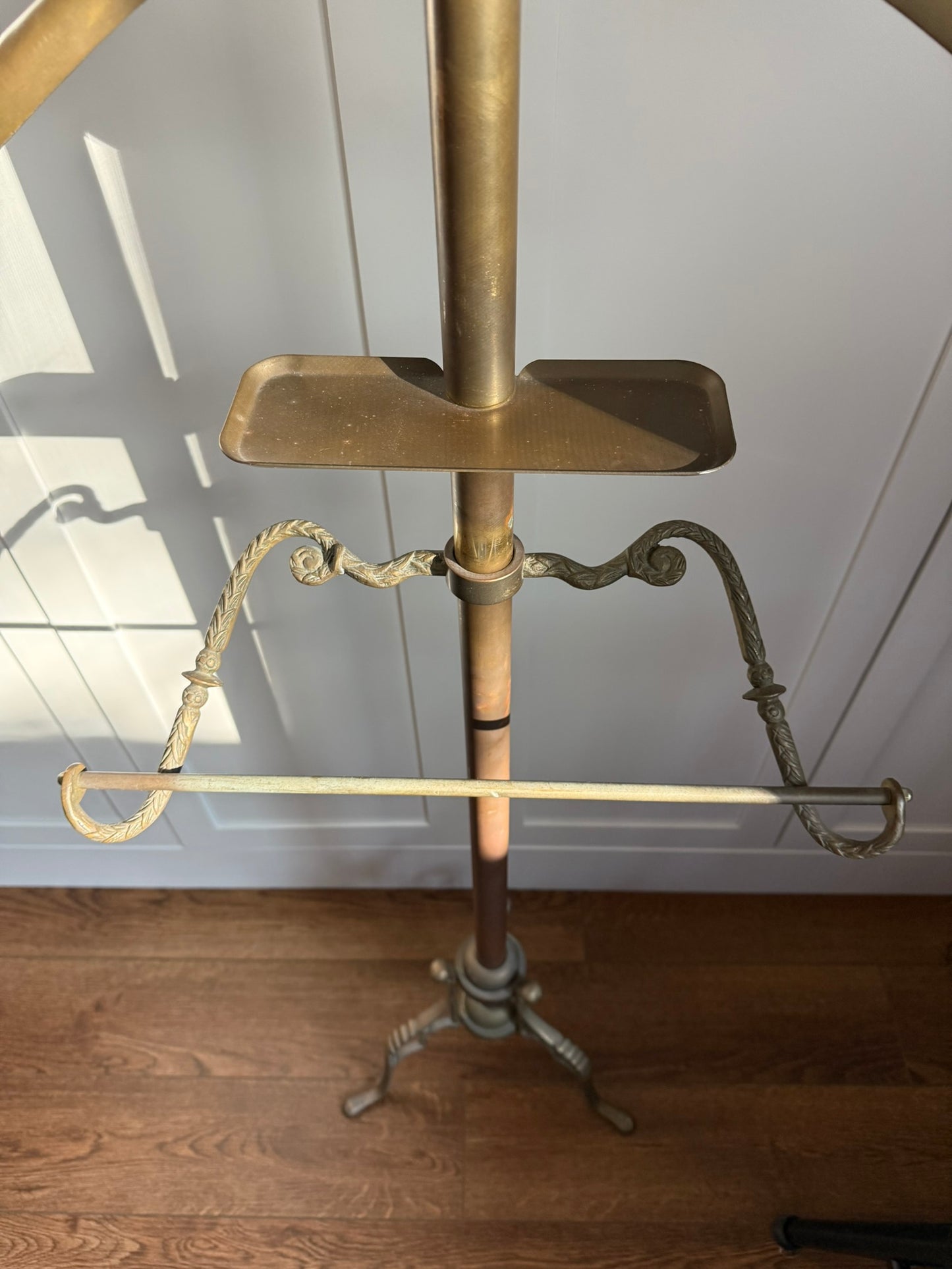 Brass Gentleman's Valet Stand