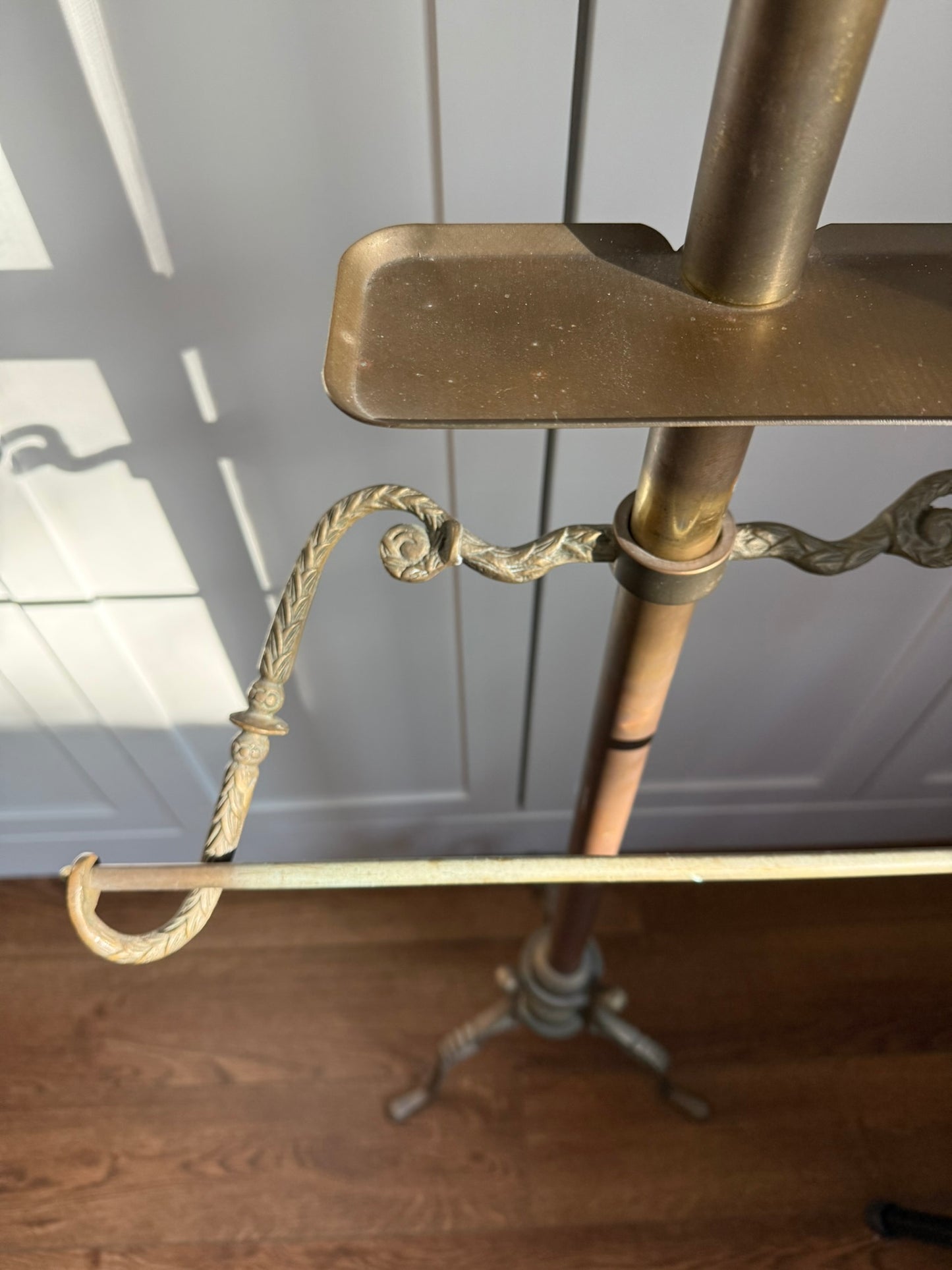 Brass Gentleman's Valet Stand