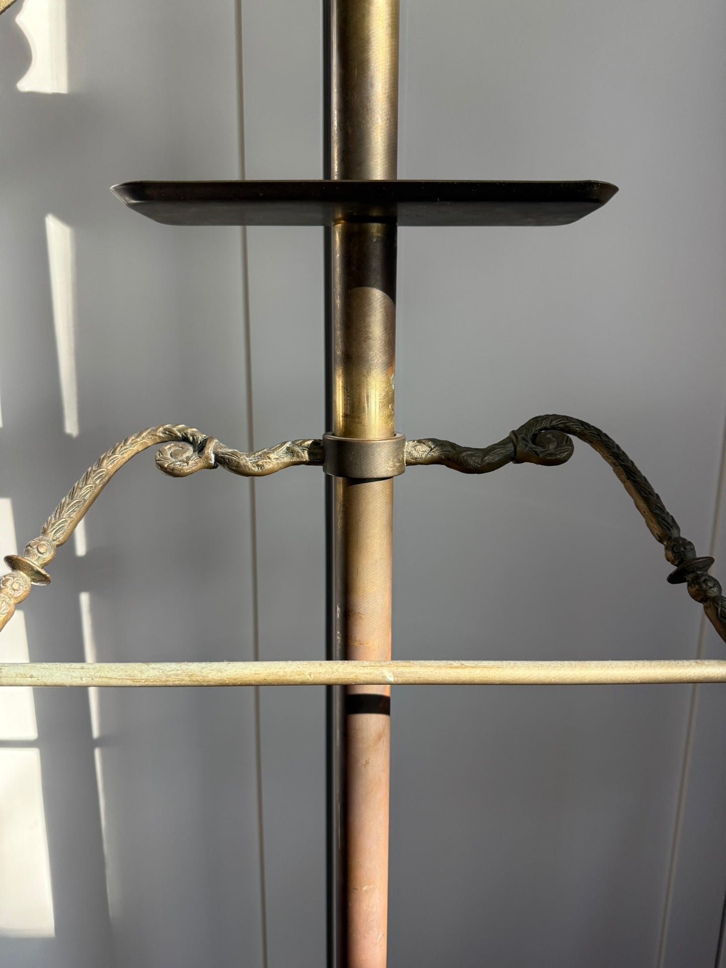 Brass Gentleman's Valet Stand