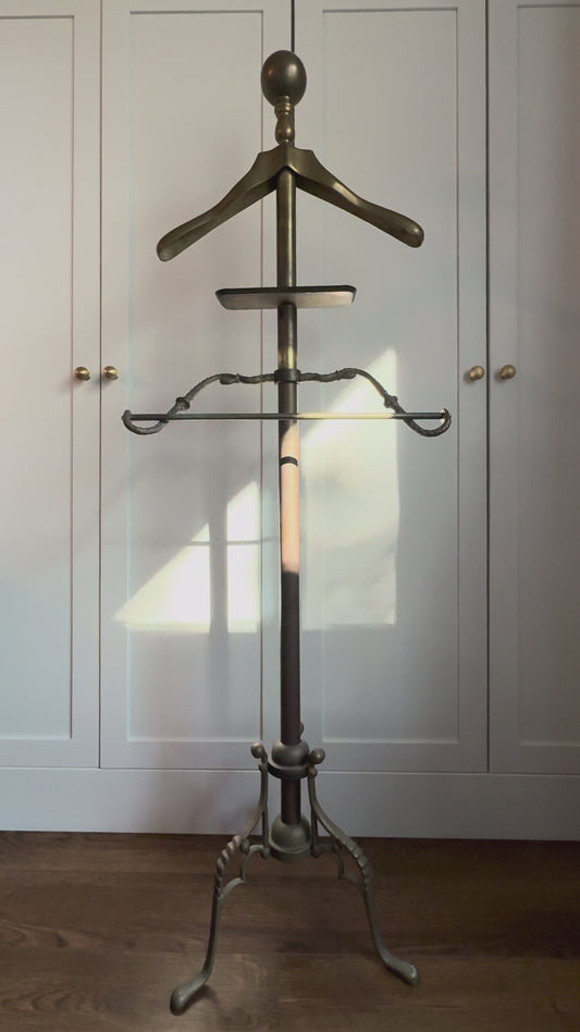 Brass Gentleman's Valet Stand